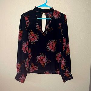 Black patterned Blouse